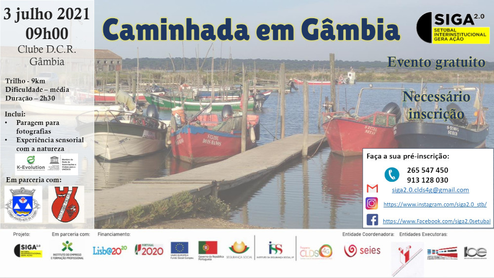 Caminhada em Gâmbia