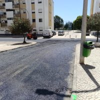 Repavimentação de pracetas em Poço Mouro